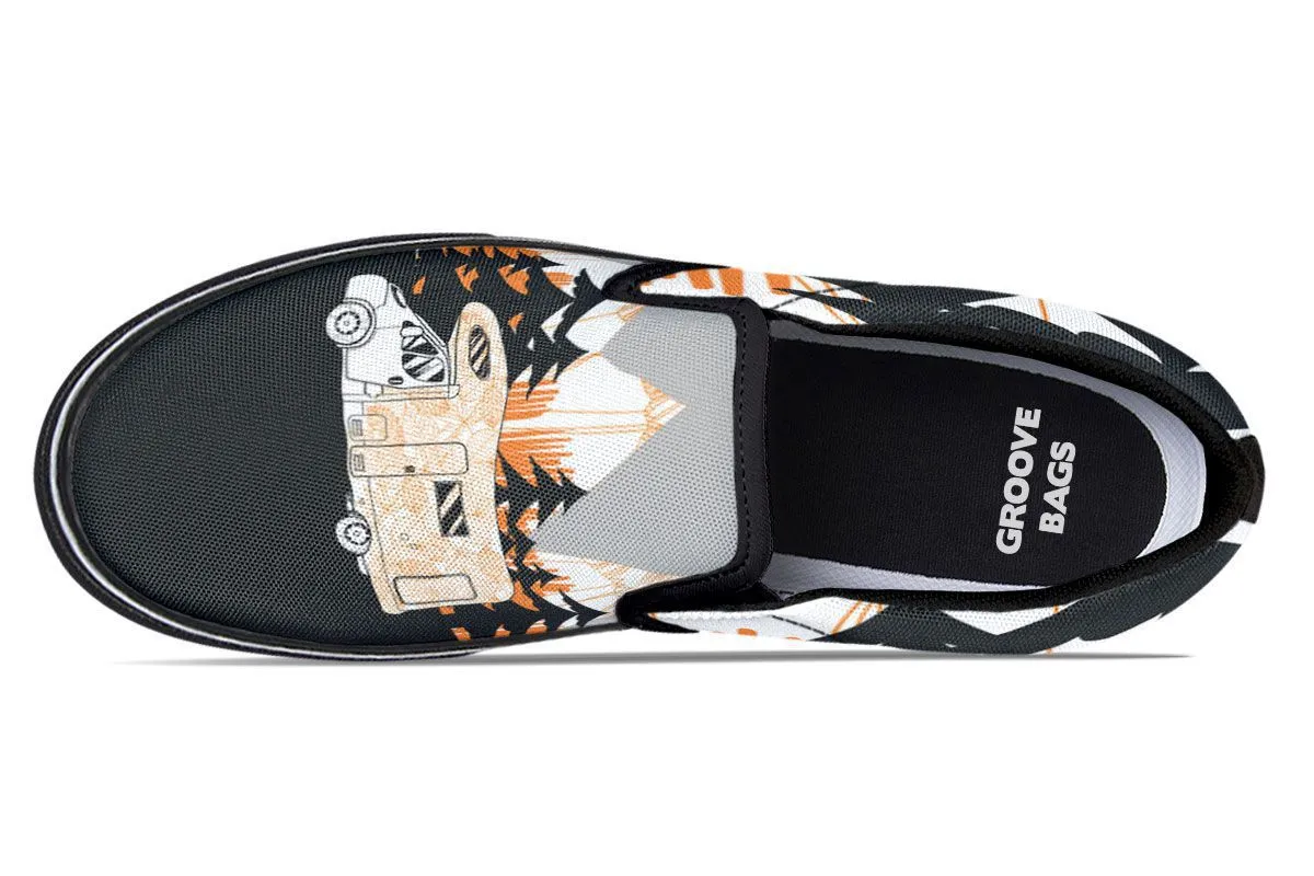 Camping Art Slip-On Shoes