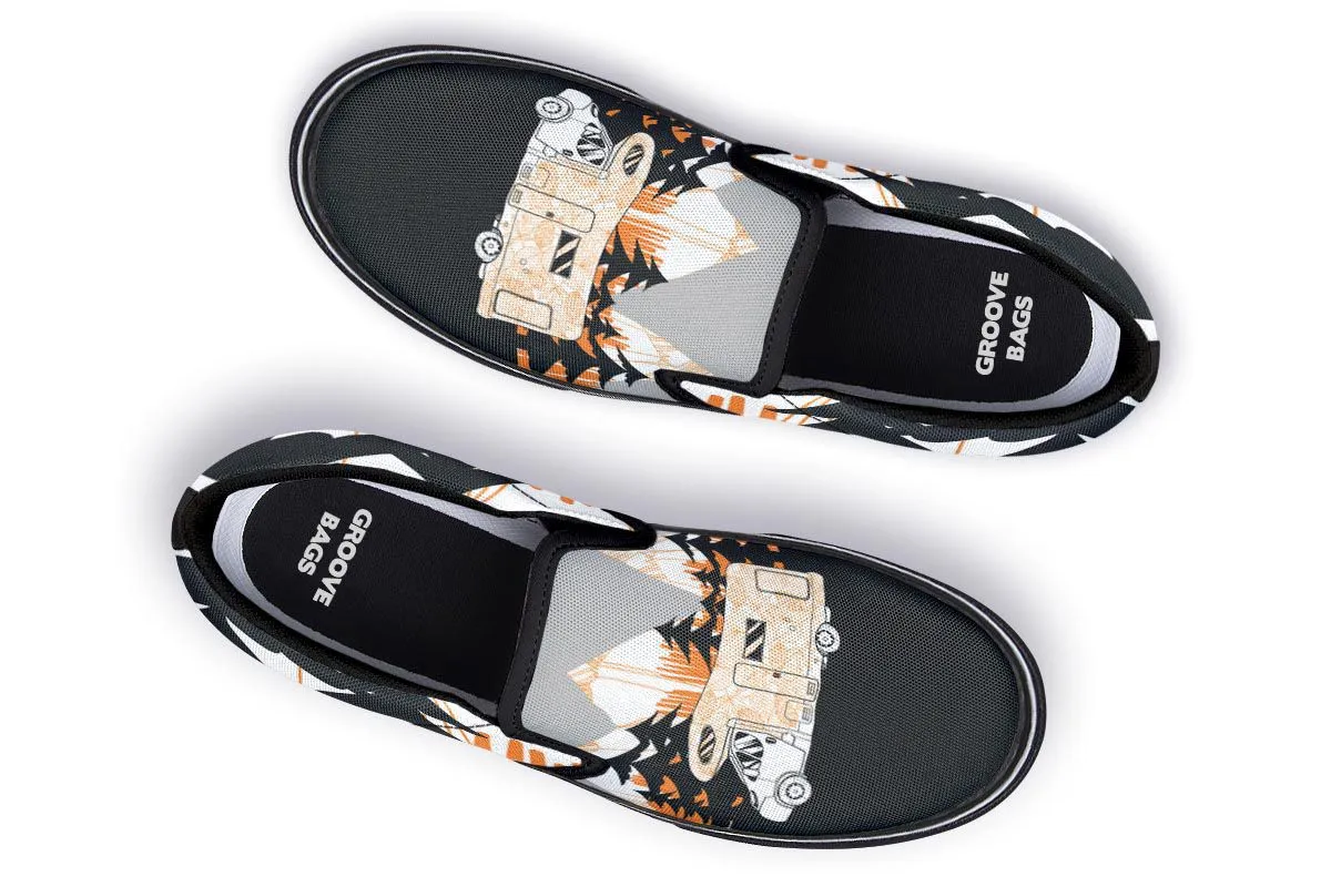 Camping Art Slip-On Shoes