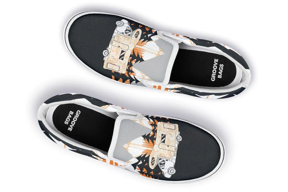 Camping Art Slip-On Shoes