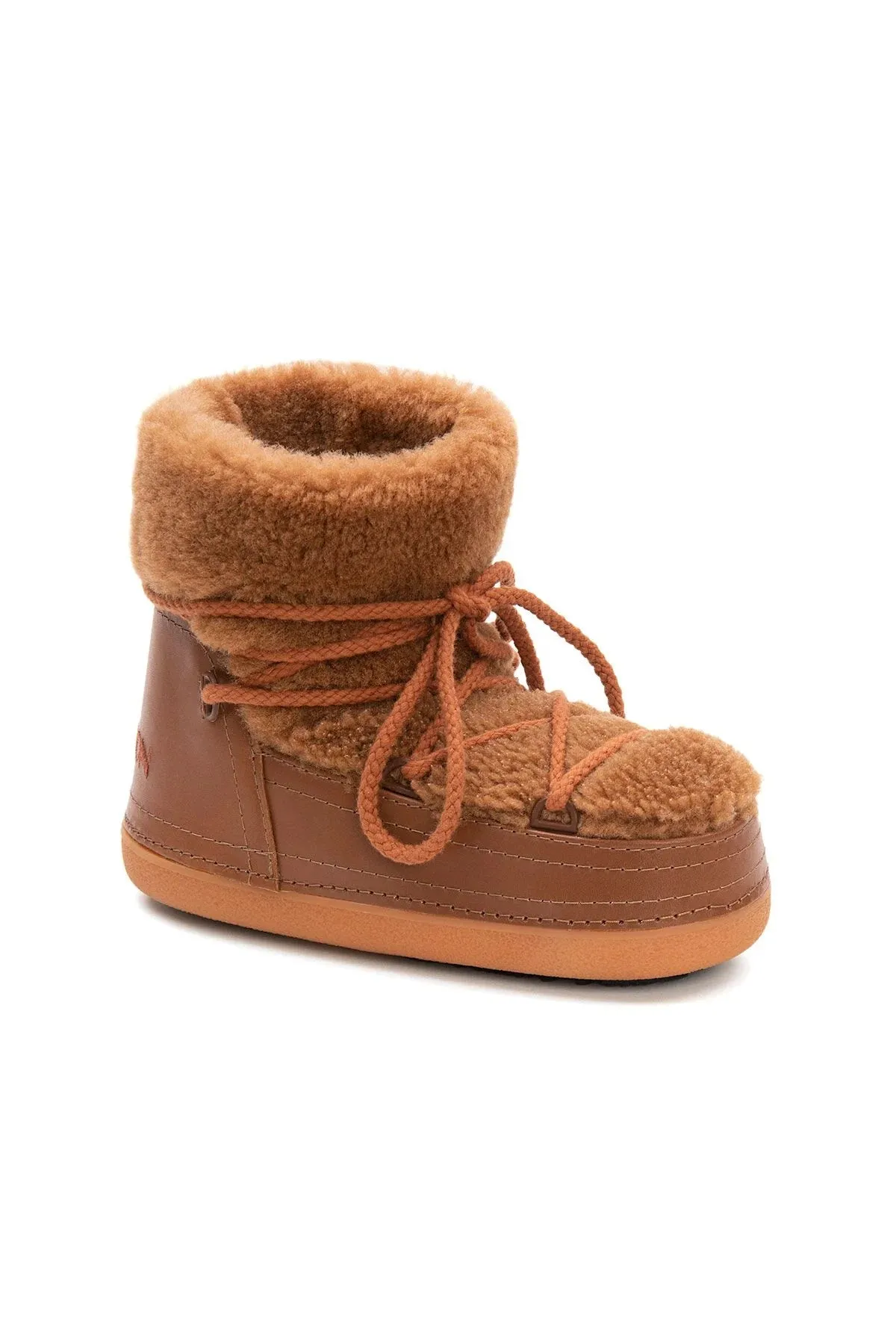 Cool Moon Genuine Fur Women's Snow Boot - SCB-251211-TB