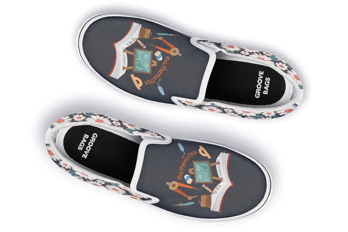 Daisy Mathematics Slip-On Shoes