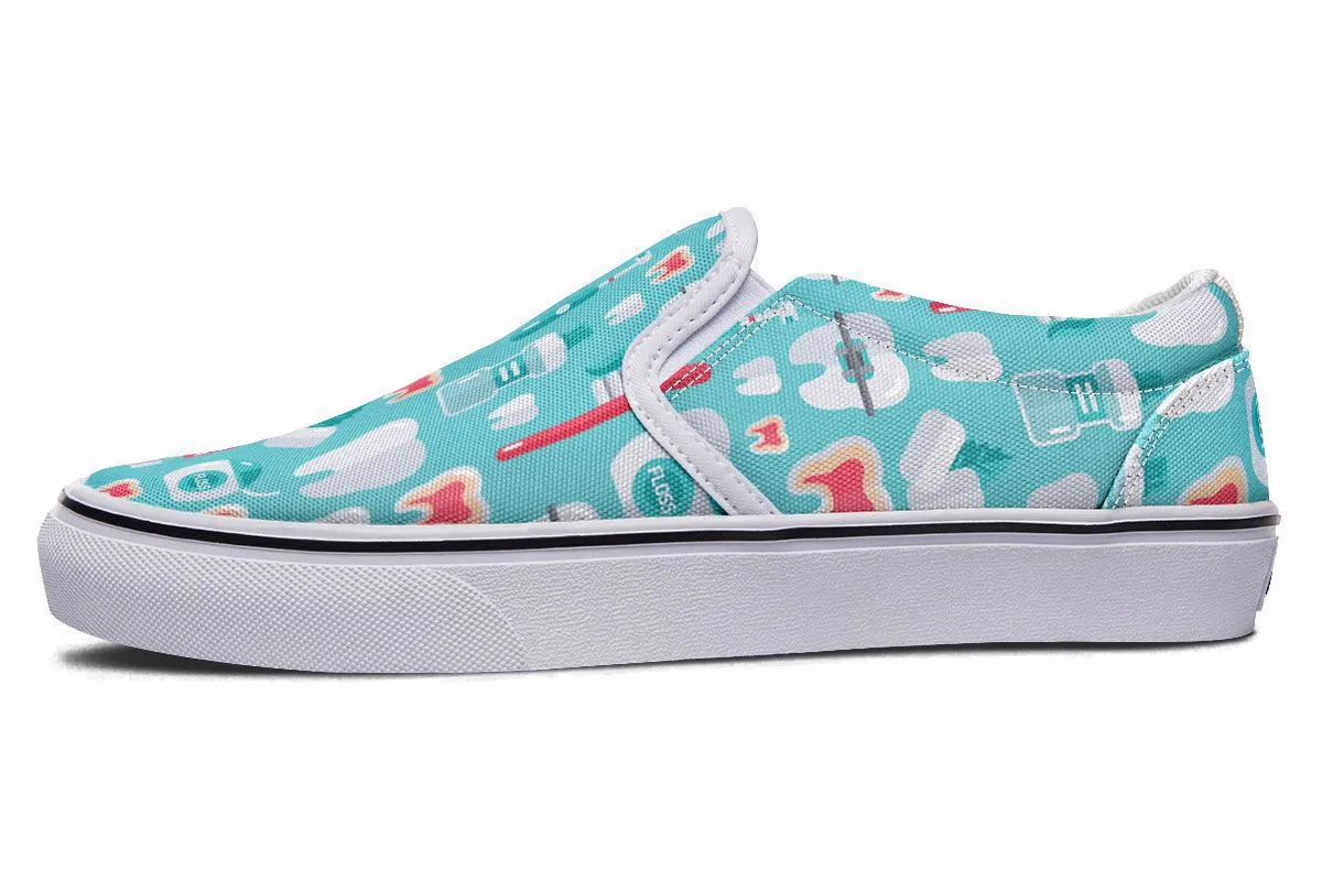 Dentist Pattern Slip-On Shoes