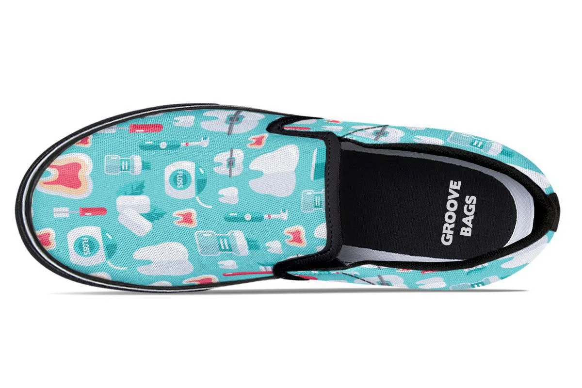Dentist Pattern Slip-On Shoes