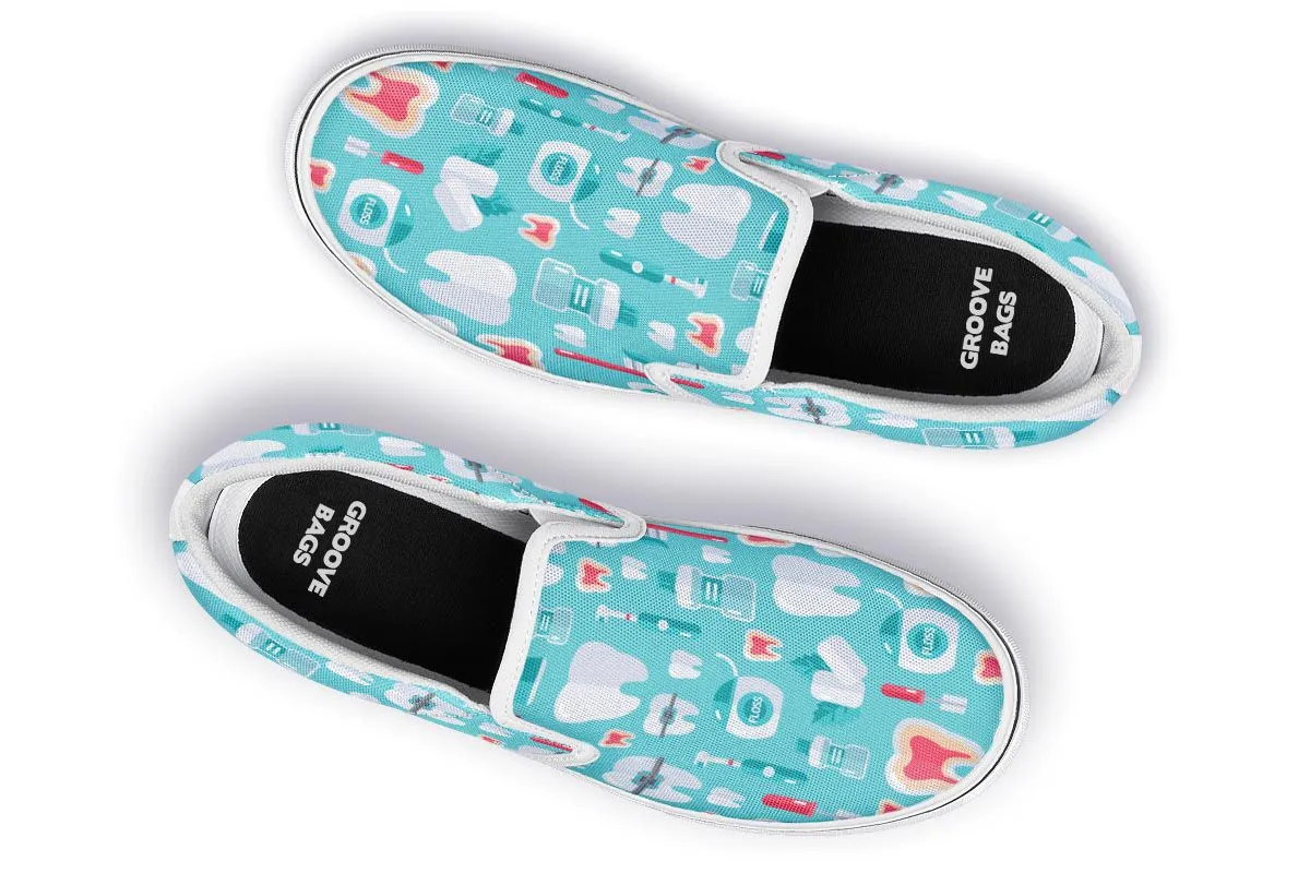 Dentist Pattern Slip-On Shoes