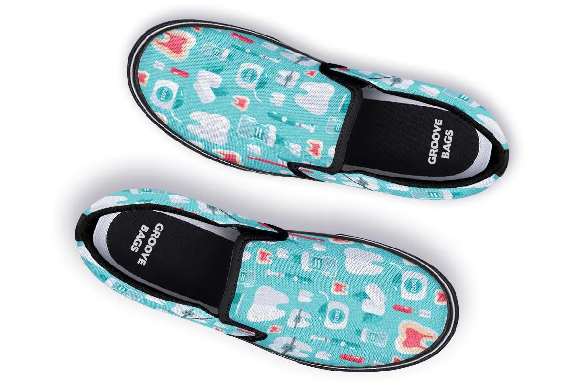 Dentist Pattern Slip-On Shoes