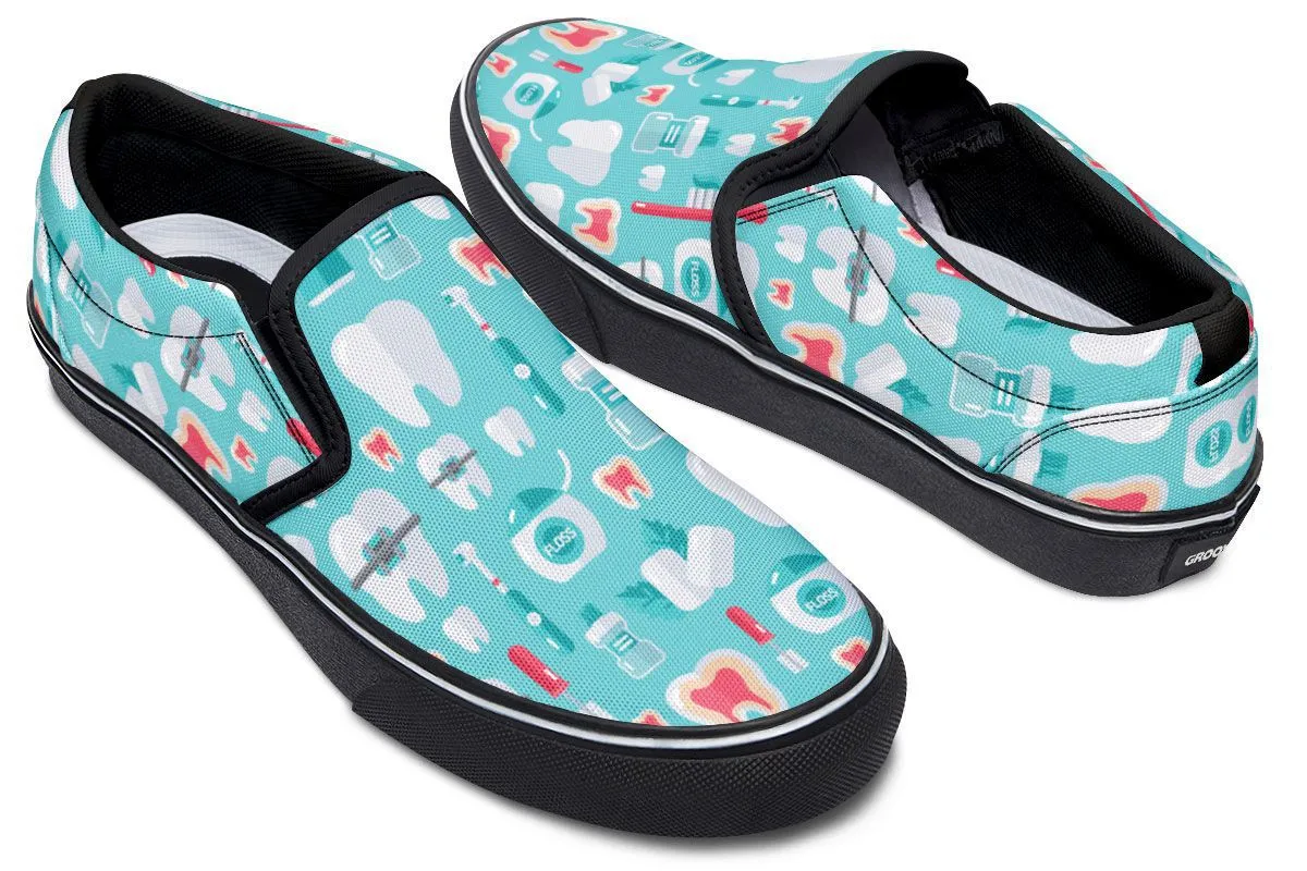 Dentist Pattern Slip-On Shoes