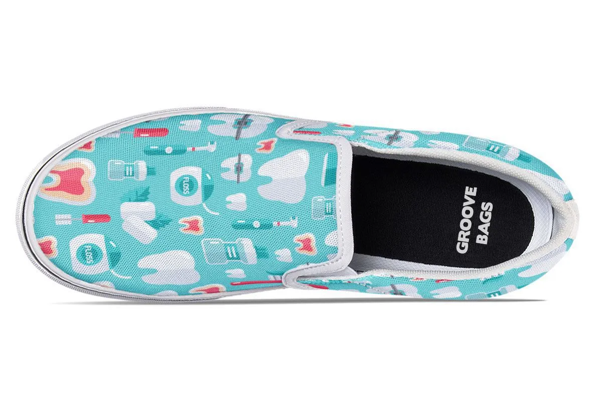 Dentist Pattern Slip-On Shoes