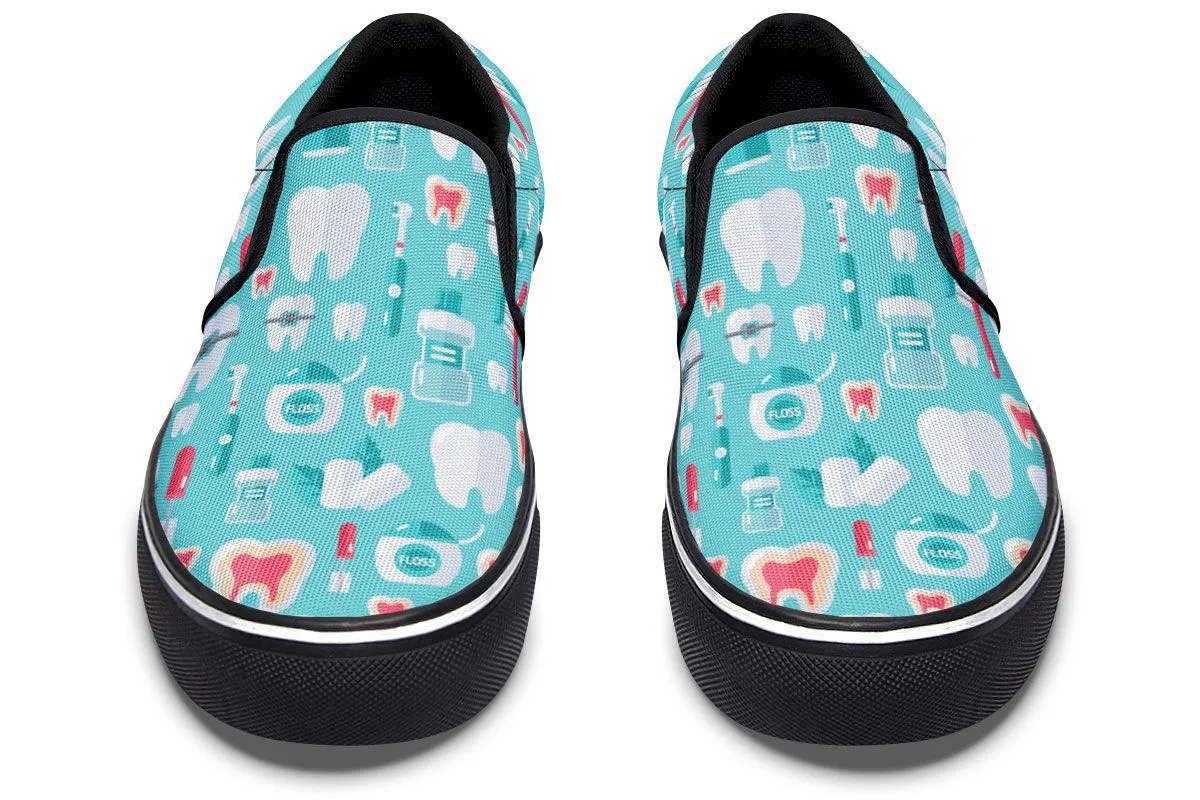 Dentist Pattern Slip-On Shoes