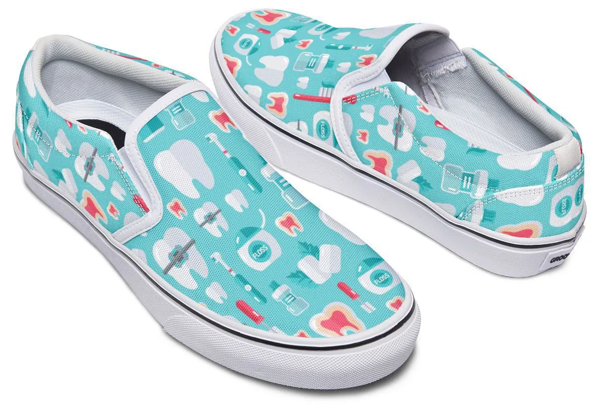 Dentist Pattern Slip-On Shoes