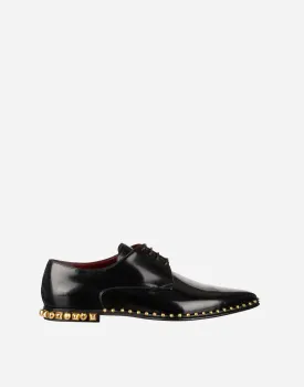 Derby Shoes With Studded Details