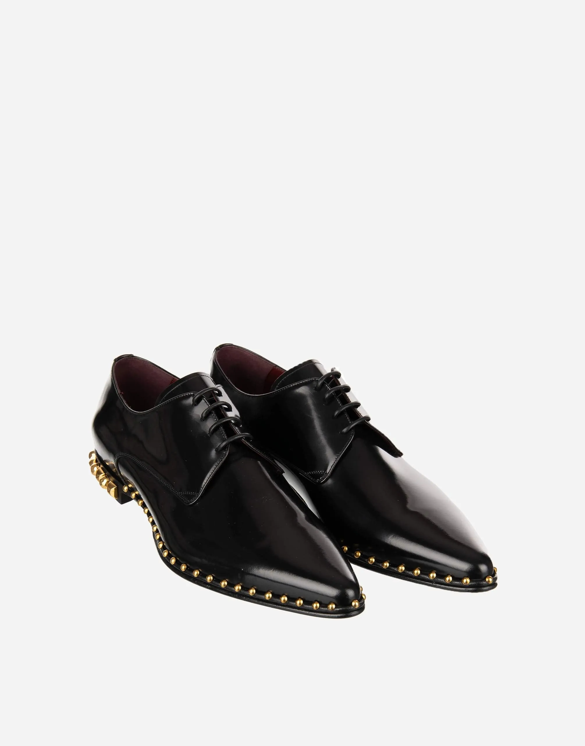 Derby Shoes With Studded Details