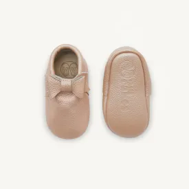 elsa blush baby moccasins