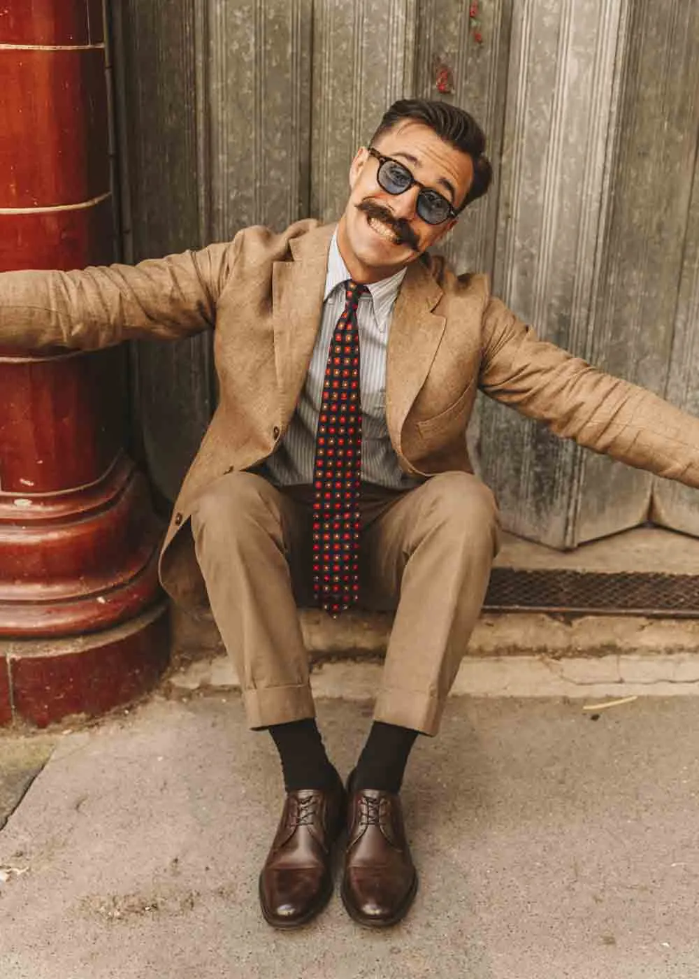 Hadley Waxy Derby Shoes