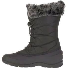 KAMIK MOMENTUM-3 Snow Seam-Sealed Waterproof Plush Faux-Fur Collar Boots BLACK (8, BLACK)