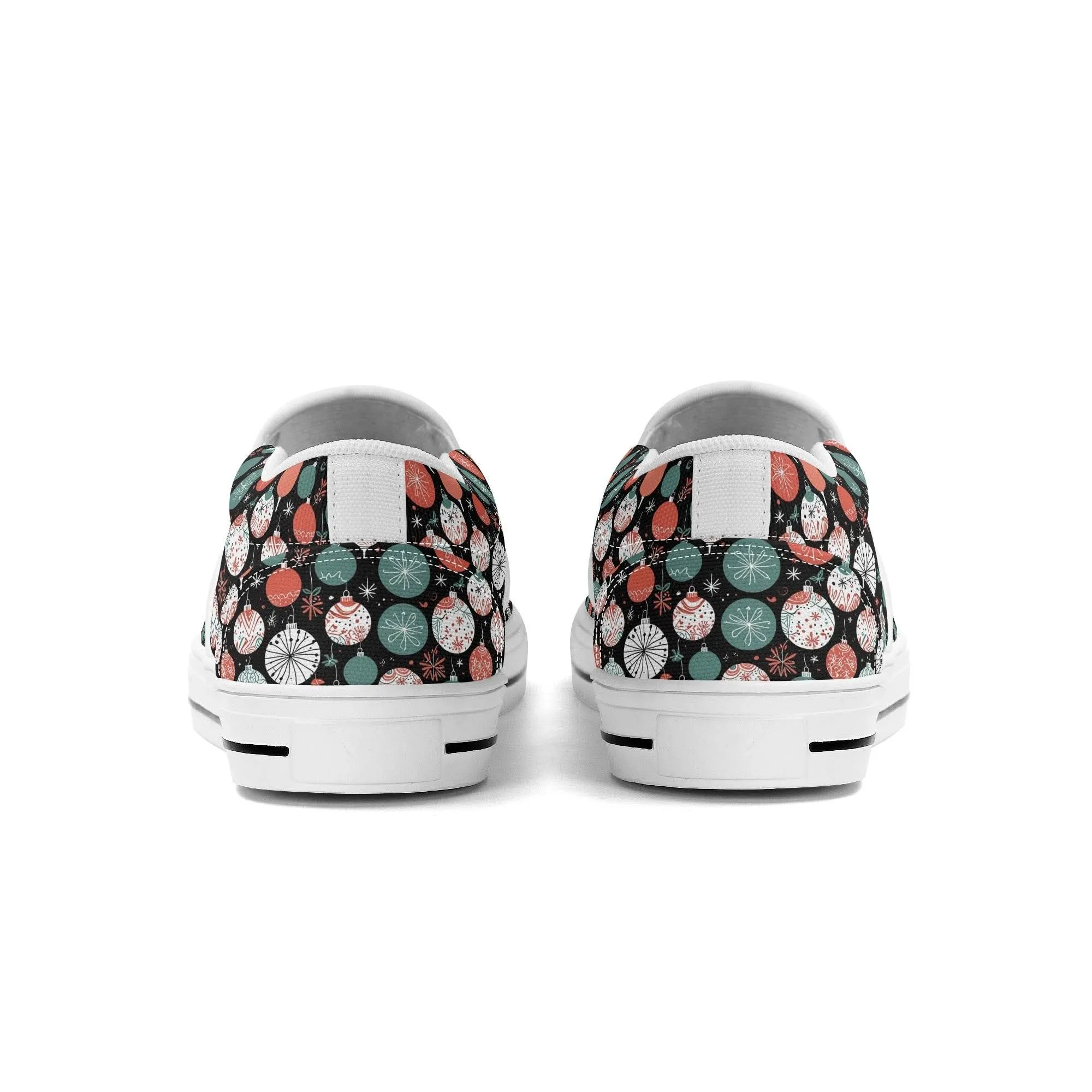 Mens Colorful Ornament Rubber Slip On Shoes