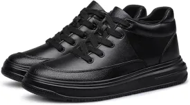 Mens Elevator Boots Casual Business Formal Oxford Walking Shoes Fashion Lightweight Height Increasing Sneakers