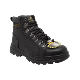 Men's Hiker Work Boots - Steel Toe - Black Size 10(M)