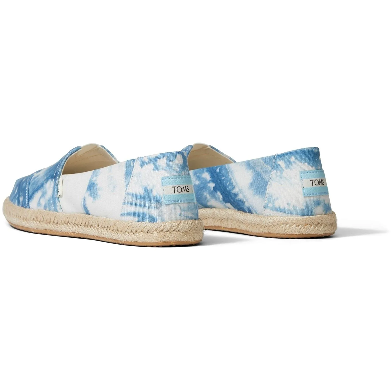 TOMS Alpargata Rope Blue 100% Cotton Female Slip On Ladies Shoes