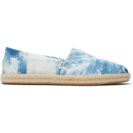 TOMS Alpargata Rope Blue 100% Cotton Female Slip On Ladies Shoes