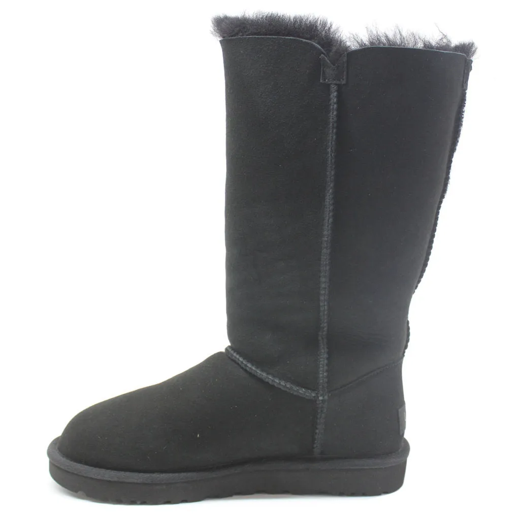 Ugg Bailey Button Triplet II Suede Sheepskin Women's Tall Snow Boots