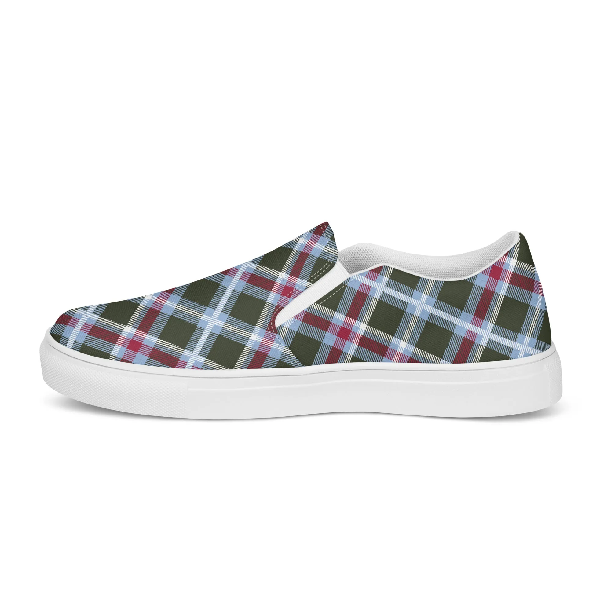 Women’s Plaid slip-on canvas shoes