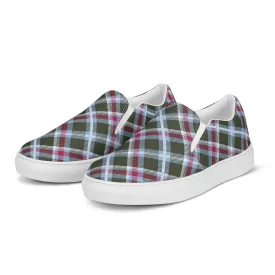 Women’s Plaid slip-on canvas shoes